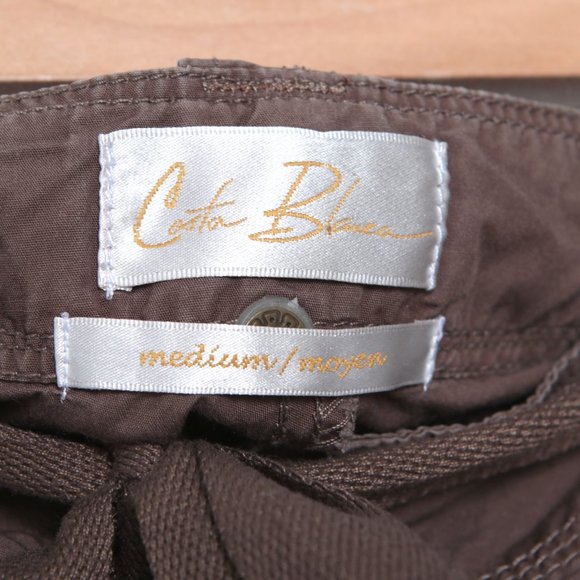 COPY - Costa Blanca Cargo Bermuda Shorts Low Rise Y2K Brown Casual Zipper Fly T… - Picture 4 of 4